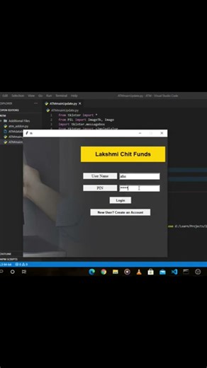 ATM System using Python Tkinter #python #tkinter #pythontutorial #pythongui