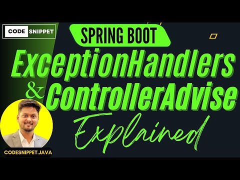 Master Exception Handling in Spring Boot: @ExceptionHandler & @ControllerAdvice Explained