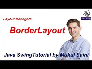 #24 Java Swing Tutorial | Layout Managers | Border Layout