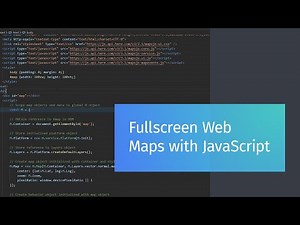 Quickly Create a Fullscreen Web Map with Javascript and the HERE Maps API
