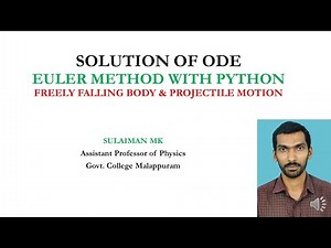 Euler Method with Examples and Python