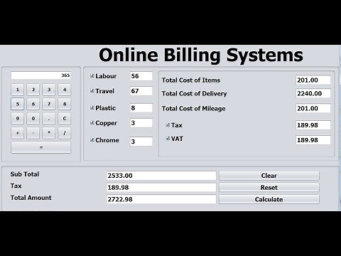 How to Create Billing Systems in Java NetBeans