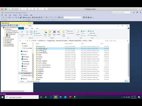 Detach and attach database in Microsoft SQL Server Management Studio