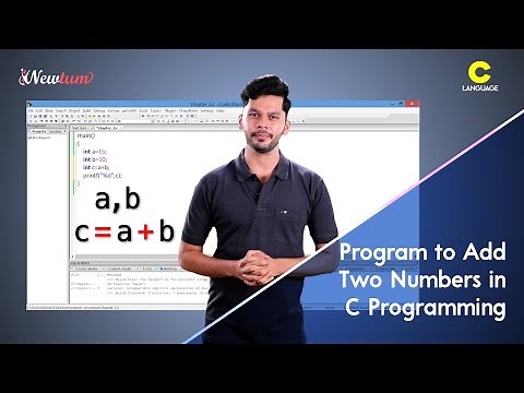 Addition of Two Numbers in C | Add Two Numbers in C | Sum of Two Numbers in C