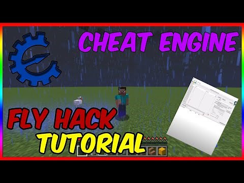 Minecraft Fly Hacks with Cheat Engine! (Tutorial)