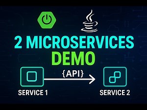 Build 2 Microservices That Talk to Each Other | Spring Boot RestTemplate Tutorial