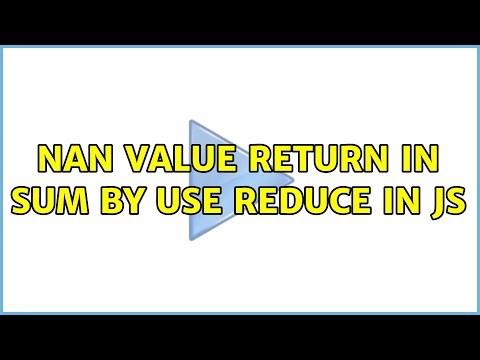 Nan value return in sum by use reduce in js