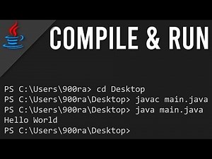 How to COMPILE & RUN JAVA! | (simple & easy)
