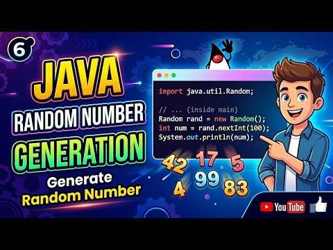 create a program which generate Random Number in java part 6