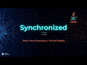 Synchronized Threads in Java | Real-Time Examples | Thread Synchronization Types