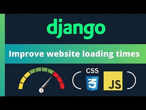Compress static files in Django to improve website loading times