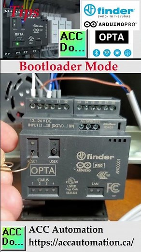 Arduino Opta Bootloader Mode