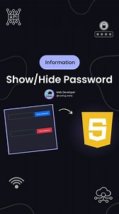 Show/Hide Password Using Simple JavaScript 🤭 Creating a user-friendly show/hide password toggle using JavaScript. 😈 ✅️ The ' if else ' statement helps in switching between these two states based on the current type attribute value of the password input field. ✅️ When the button is clicked, it toggles between showing the password as plain text and hiding it behind asterisks. This allows users to view or conceal their password for better user experience and security. 💙 Hit the heart icon and sh