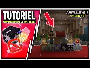 COMMENT AVOIR TOUS LES BLOCS SECRETS SUR MINECRAFT - VERSION BEDROCK/JAVA - 1.17 [TUTO MINECRAFT]