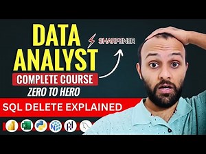 Data Analyst Tutorial #19 SQL DELETE Command Explained with Real-Life Example #dataanalyst