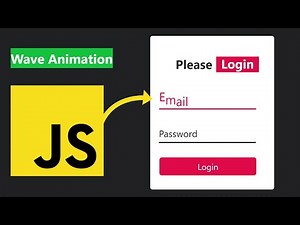 Riding the Wave: Creating an Awesome Form Input Animation with JavaScript by #huxnwebdev