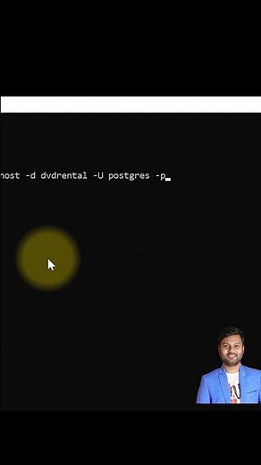 How To Restore/Load PostgreSQL Database Using psql SQL Shell CMD || Best PostgreSQL Tutorial Shorts