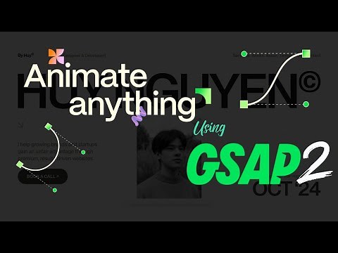 Mastering Website Animation with GSAP | Animated Web Design Tutorial