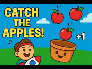 🍎 Catch the Falling Apples! 🧺 | 8-Year-Old’s Scratch Game + Code Tutorial