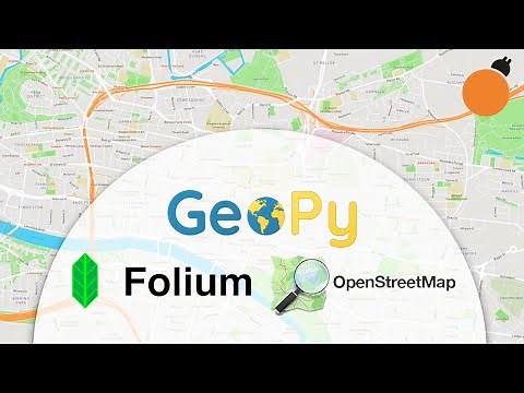 Folium Mapping, Geopy Distance Calculations, and OpenStreetMap API Lookups in Python
