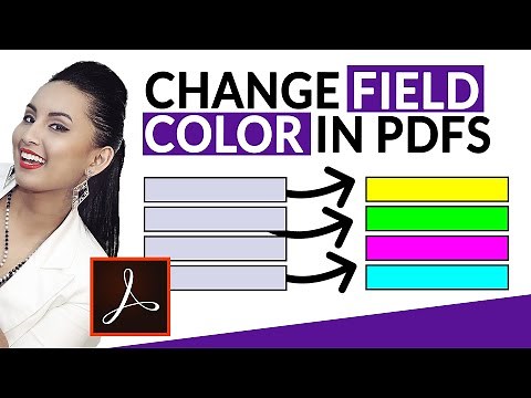 Change Color of a Text Field in PDF Using Adobe Acrobat PRO DC 🎨 Follow These Steps!