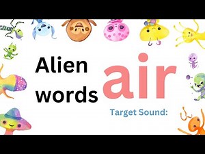 Alien words set 2 sounds practice learn to read phonics screening check primary nonsense words KS1