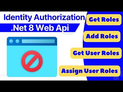 Authorization in ASP .NET Core Web API with Identity | .Net 8