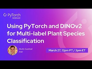 Using PyTorch and DINOv2 for Multi-label Plant Species Classification