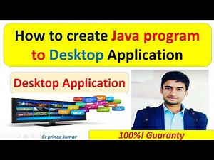 How to create Java program to Desktop Application (shortcut Execution).||Desktop Application