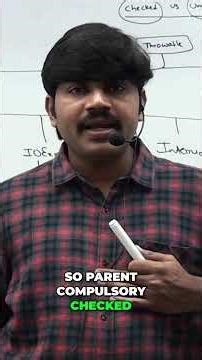 Java Exceptions: Fully Checked vs. Partially Checked Explained #shorts