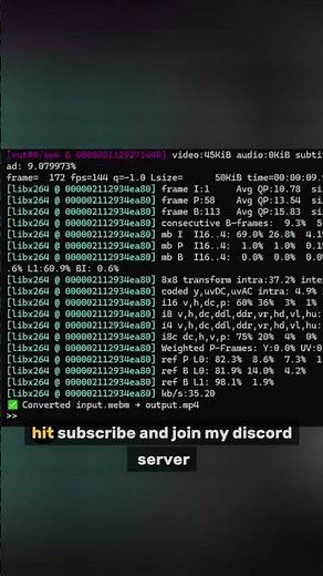 Python Video Converter – WebM, MP4, MOV, AVI #shorts #python