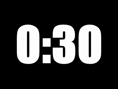 30 SECOND TIMER | LOUD ALARM ⏰
