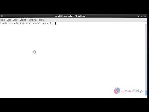 How to schedule job using cron tab in Linux