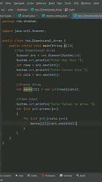 Two Dimensional Array in Java Programming #java #arraysinjava #arrays