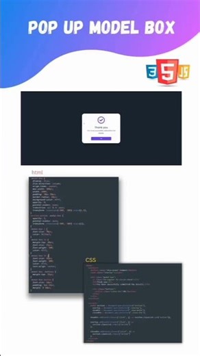 How to make Pop up Model Box using HTML, CSS & Javascript