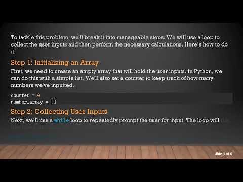How to Efficiently Input User Data into an Array in Python