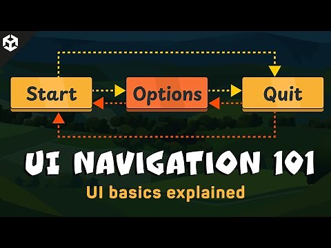 Setup your UI for navigation and use with keyboard and controller in Unity