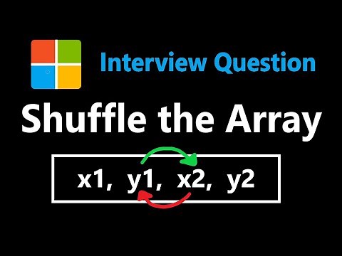 Shuffle the Array (Constant Space) - Leetcode 1470 - Python