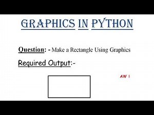 Making rectangle in Python Using Python Graphics