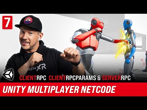 How To Make A Game With Unity Multiplayer Netcode | ClientRpc ClientRpcParams & ServerRpc