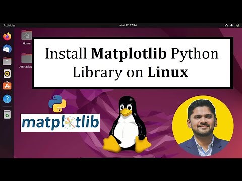 How to install Matplotlib Python library on Linux | Amit Thinks