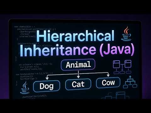 Hierarchical Inheritance in Java 💡| OOPS in Java