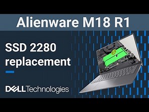 Alienware M18 R1 | How to replace the 2280 solid state drive ( SSD )