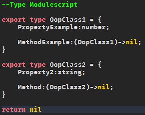 Is there any way to create cyclic modulescript types?