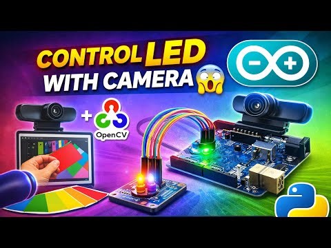 OpenCV + Arduino RGB LED Control using Python (Beginner Friendly)