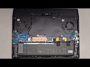 Dell Alienware M15 R3 Disassembly SSD Hard Drive Upgrade Battery Replacement Repair Quick Look