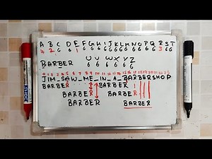 HORSPOOL STRING MATCHING | BARBER -Jim Saw Me In a | Analysis & Design of Algorithms | VTU 22 SCHEME