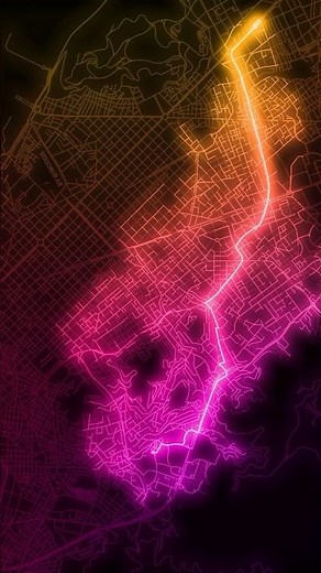 A* (A-Star) Pathfinding Algorithm finds the shortest route on a map ✨ #math #simulation #pathfinder