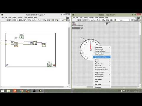 Speed sensor using arduino and LabVIEW (VISA)