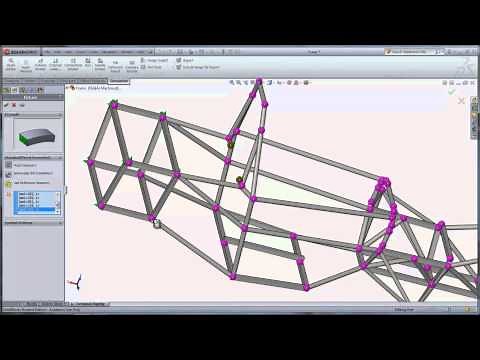 SolidWorks Education SAE Frame Analysis